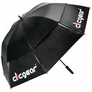 Clicgear Dual Canopy Golf Regenschirm 68", schwarz