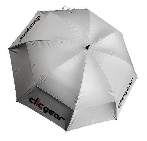 Clicgear Dual Canopy Golf Regenschirm 68", silber