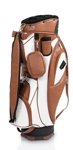 JuCad Style Cart Bag - weiss/braun