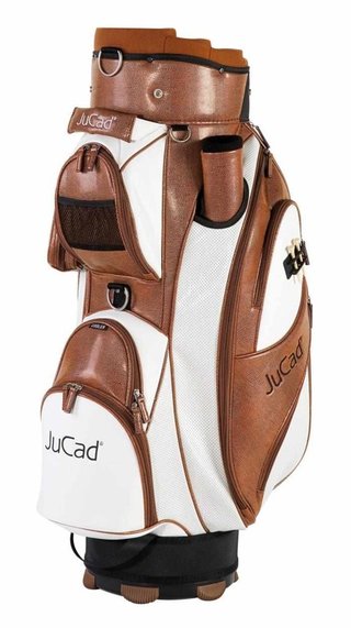 JuCad Style Cart Bag - weiss/braun
