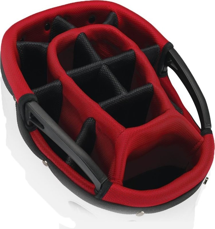 Callaway Aqua Dry Cart Bag - weiss/rot/schwarz