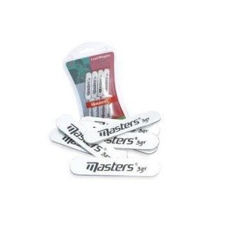 Masters Lead Weights Strips 3g Gewicht Streifen, 8Stk.