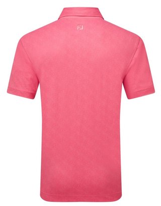 FootJoy Speckle Print Pique Herren Poloshirt, rosa