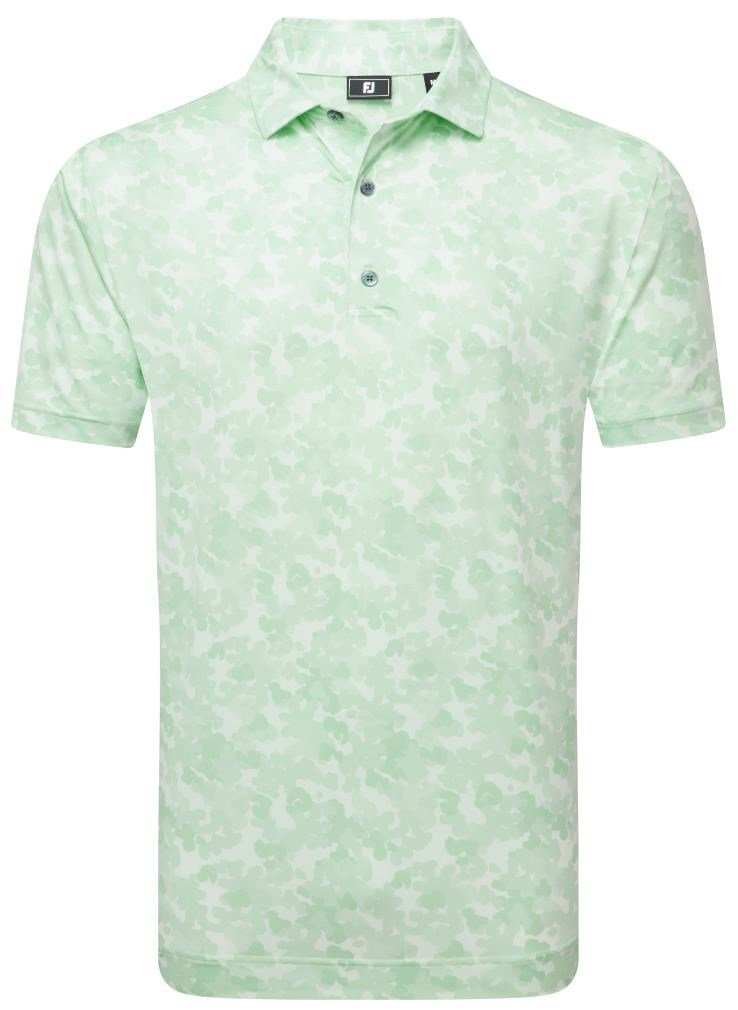 FootJoy Pop Camo Lisle Herren polo, pistachio
