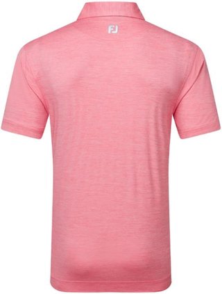 FootJoy Heather Lisle with Trim Herren Poloshirt, rosa