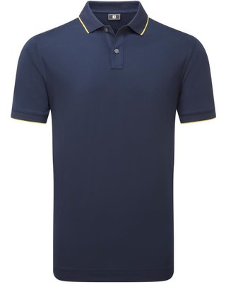 FootJoy Tipped Pique Herren Poloshirt, dunkelblau
