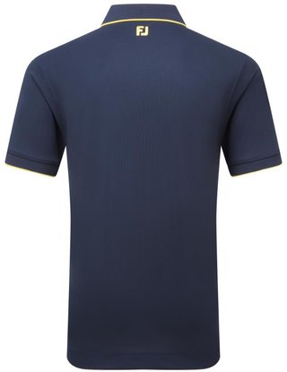 FootJoy Tipped Pique Herren Poloshirt, dunkelblau