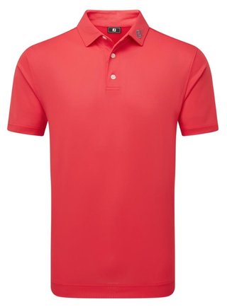FootJoy Stretch Pique Solid Herren Poloshirt, hibiscus
