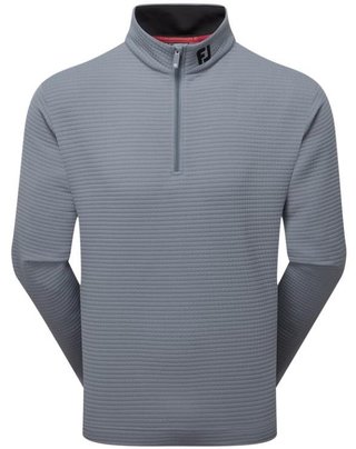 FootJoy Quilt Texture Chill-Out Herren Sweatshirt, flint