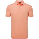 FootJoy Stretch Pique Solid Athletic Fit Herren Poloshirt, papaya