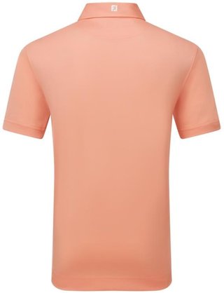 FootJoy Stretch Pique Solid Athletic Fit Herren Poloshirt, papaya