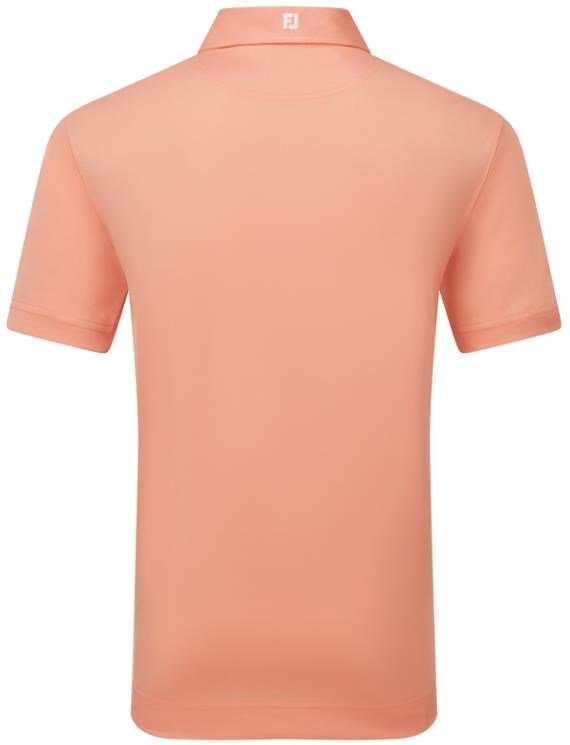 FootJoy Stretch Pique Solid Athletic Fit Herren Poloshirt, papaya