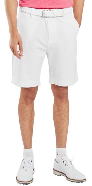 FootJoy Performance Tapered Fit Herren Golf Kurze Hosen, weiss