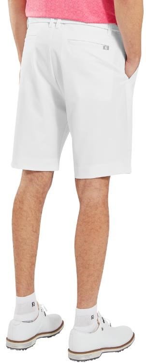 FootJoy Performance Tapered Fit Herren Golf Kurze Hosen, weiss
