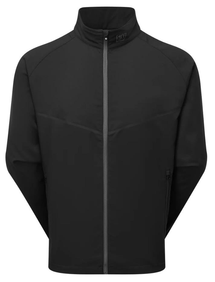 FootJoy Full-Zip Zephyr Windshirt Herrenjacke, schwarz