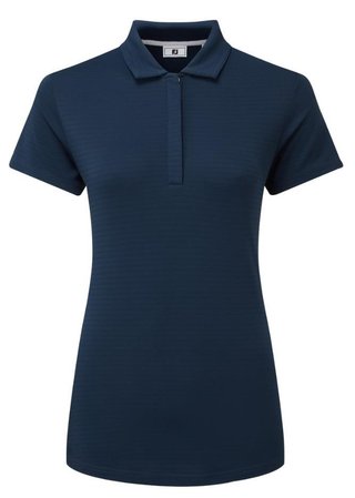 FootJoy Jacquard SS Shirt Damen Poloshirt, dunkelblau