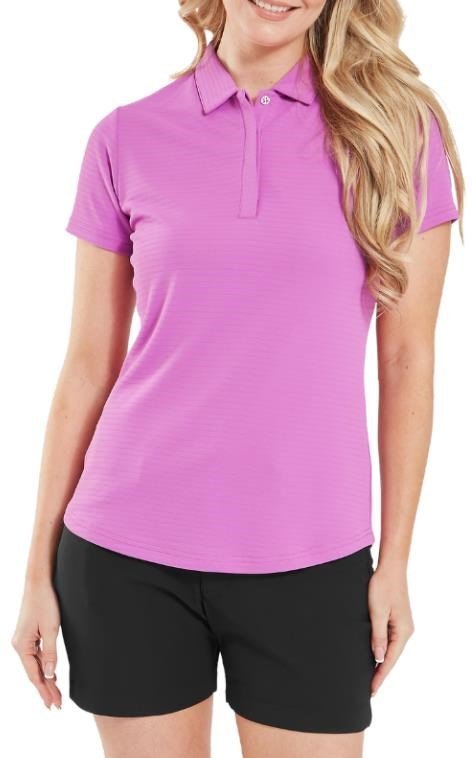 FootJoy Jacquard SS Shirt Damen Poloshirt, rosa