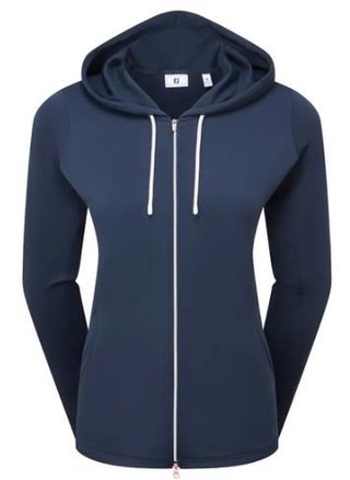 Footjoy Full-Zip Double Knit Damen Sweatshirt, dunkelblau