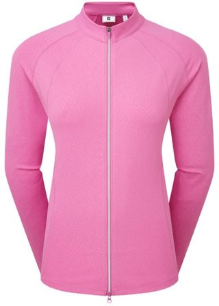 FootJoy Embossed Full-Zip Midlayer Damen Sweatshirt, rosa