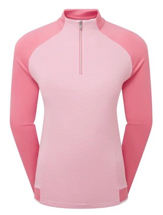 FootJoy 1/4-Zip Midlayer Damen Sweatshirt, rosa