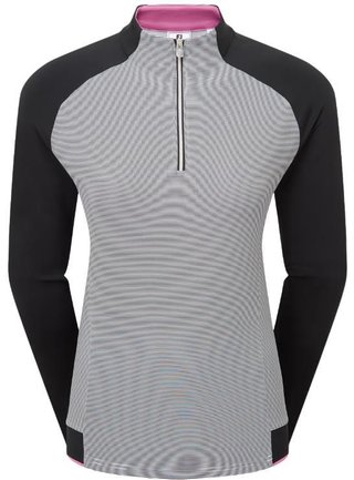 FootJoy 1/4-Zip Midlayer Damen Sweatshirt, schwarz