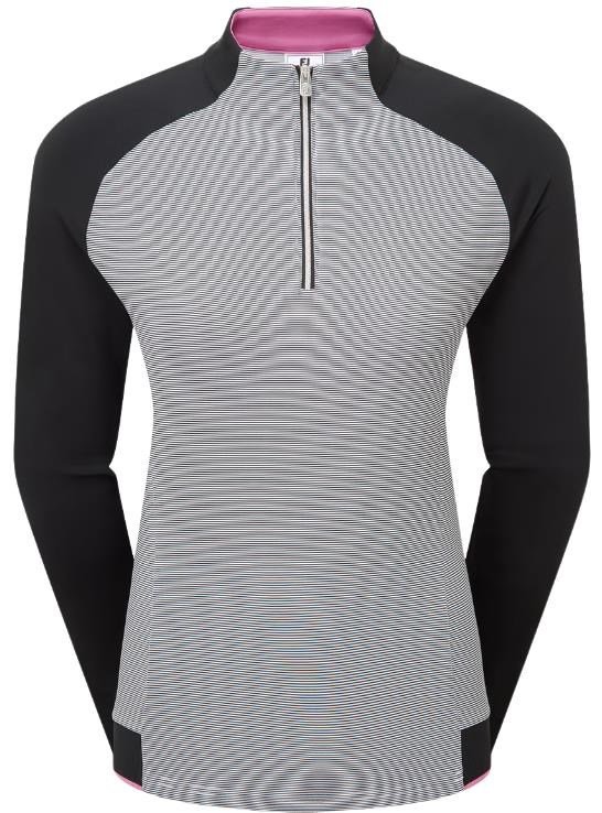 FootJoy 1/4-Zip Midlayer Damen Sweatshirt, schwarz
