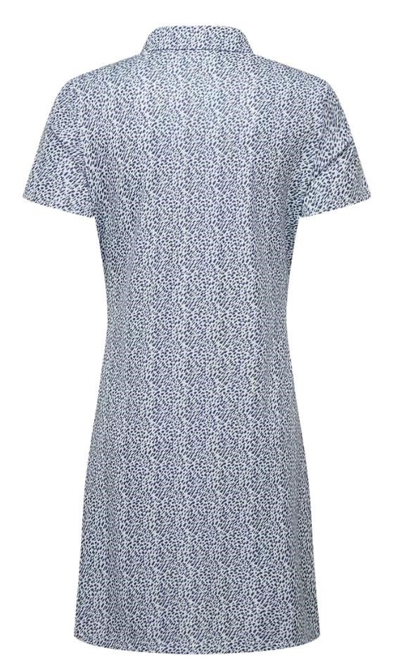 FootJoy Animal Print Damen Golfkleid, dunkelblau/weiss