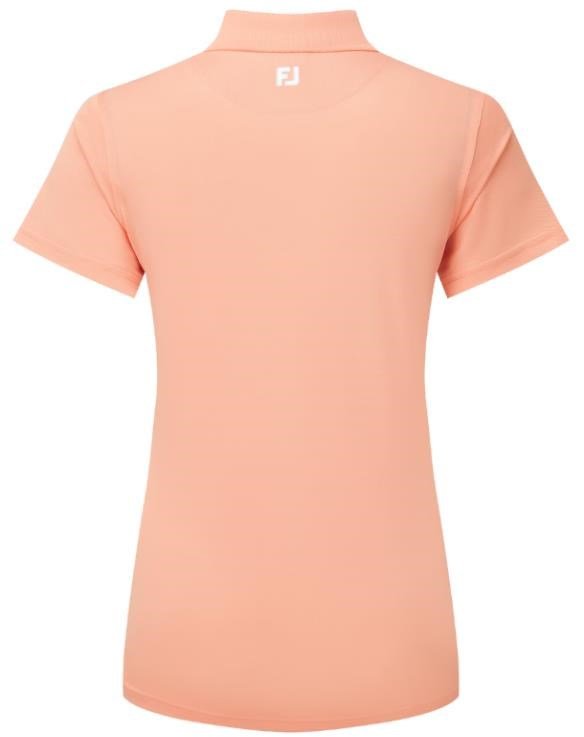 FootJoy Stretch Pique Solid Damen Poloshirt, papaya