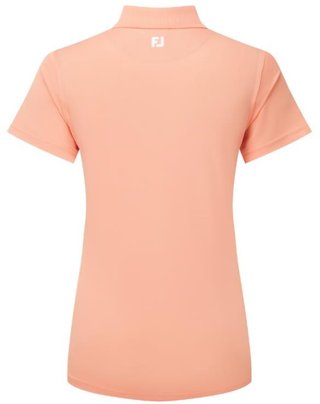 FootJoy Stretch Pique Solid Damen Poloshirt, papaya