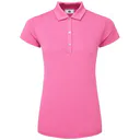 FootJoy Cap Sleeve Lisle Damen Poloshirt, rosa