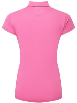 FootJoy Cap Sleeve Lisle Damen Poloshirt, rosa