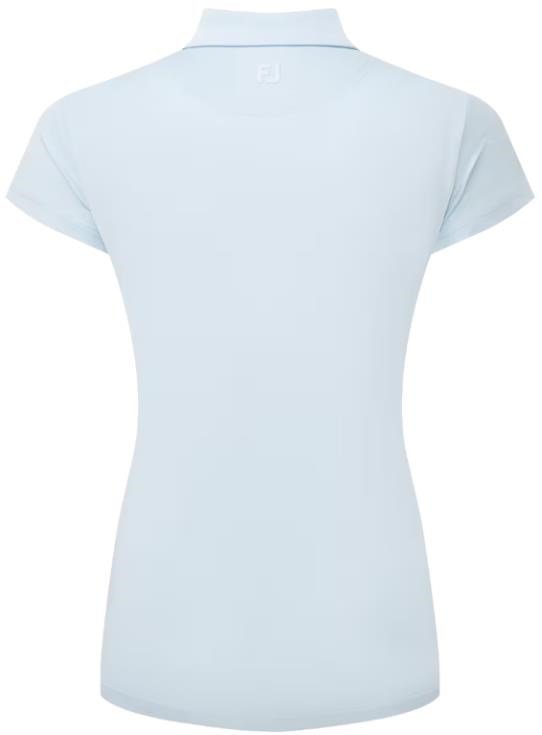 FootJoy Cap Sleeve Lisle Damen Poloshirt, skyway