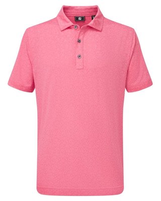 FootJoy Painted Floral Lisle Junior Poloshirt, rosa
