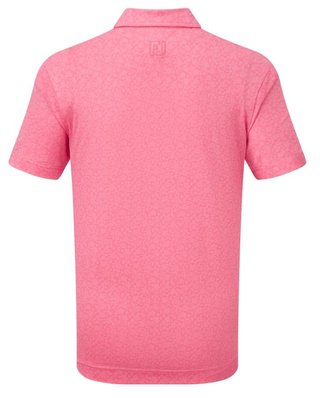 FootJoy Painted Floral Lisle Junior Poloshirt, rosa