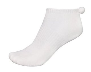 FootJoy Pro-Dry Pom-Pom Damen Golfsocken, 1Paar, weiss