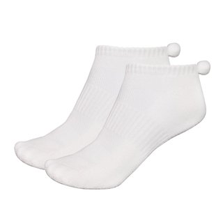 FootJoy Pro-Dry Pom-Pom Damen Golfsocken, 1Paar, weiss