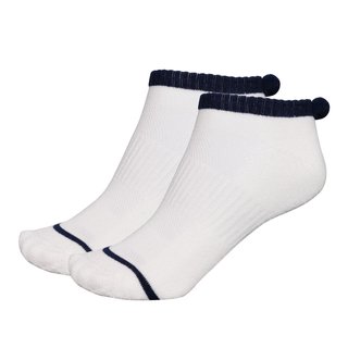 FootJoy Pro-Dry Pom-Pom Damen Golfsocken, 1Paar, weiss