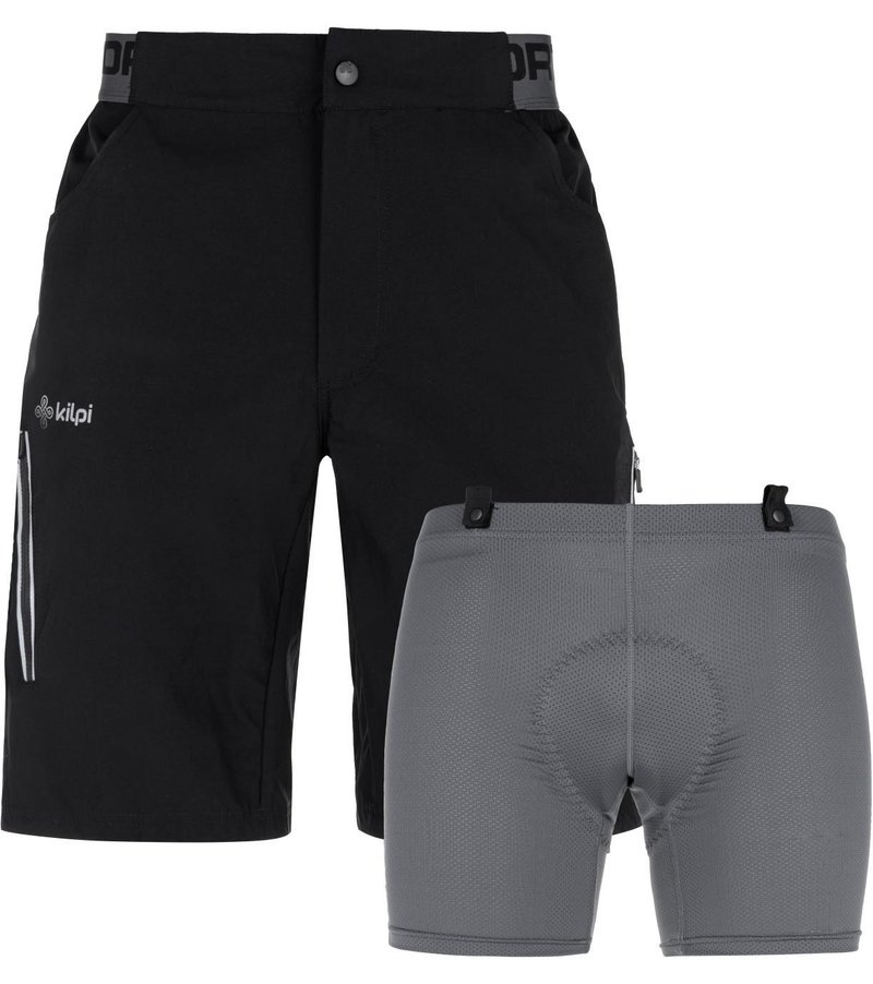 Kilpi Trackeer-M Herren Radshorts, schwarz