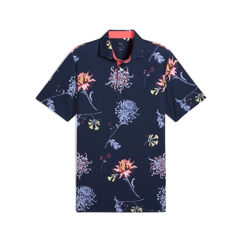 Puma MATTR Dahlia Herren Poloshirt, deep navy/blue horizon