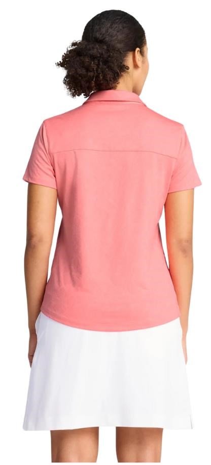 Puma MATTR Lianas Jacquard Damen Poloshirt, peach frost