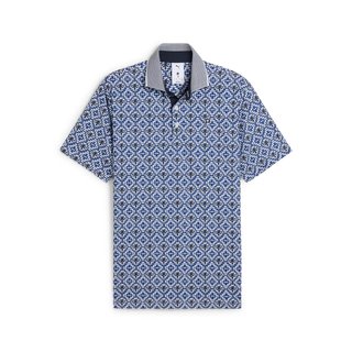 Puma X PTC Tile Herren Poloshirt, weiss/dunkelblau
