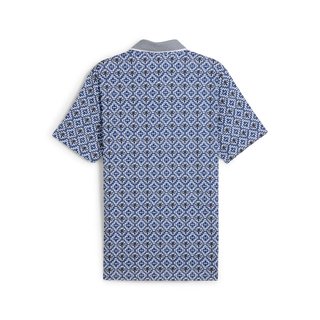 Puma X PTC Tile Herren Poloshirt, weiss/dunkelblau