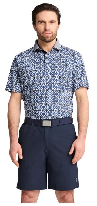Puma X PTC Tile Herren Poloshirt, weiss/dunkelblau