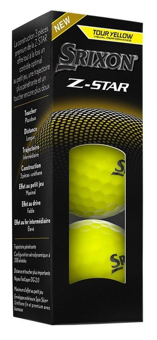 Srixon Z-STAR Golfbälle, gelb