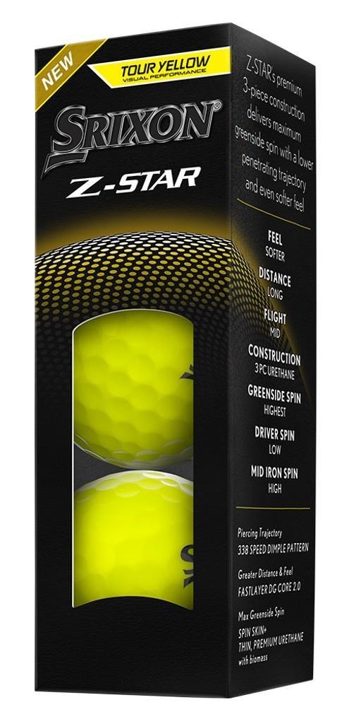 Srixon Z-STAR Golfbälle, gelb