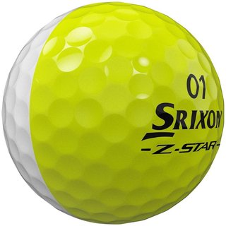 Srixon Z-Star DIVIDE Golfbälle, weiss/gelb