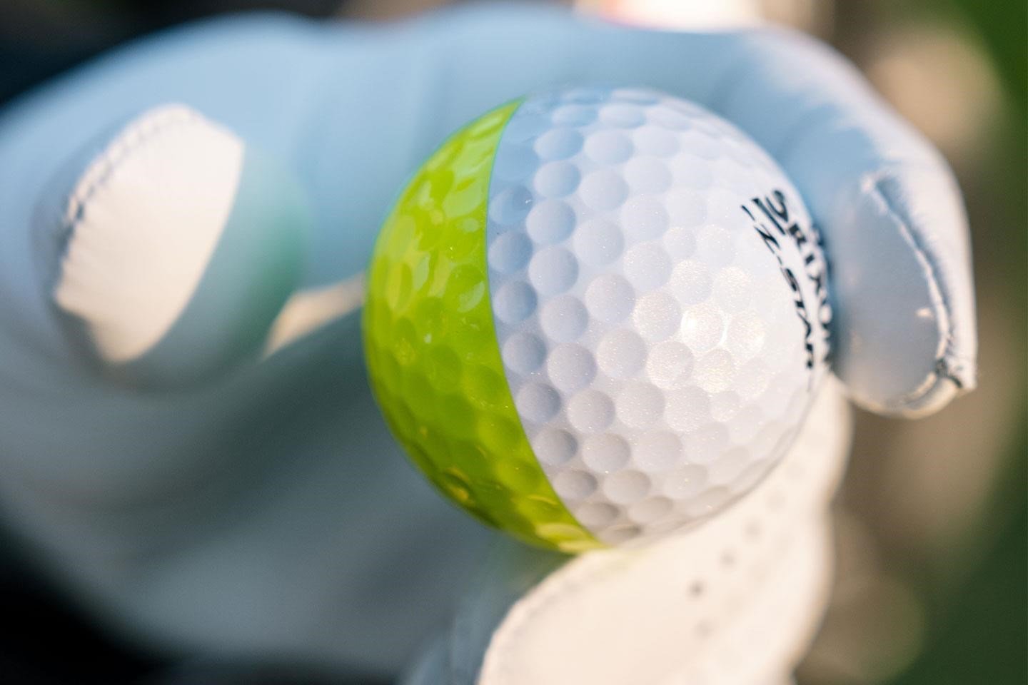 Srixon Z-Star DIVIDE Golfbälle, weiss/gelb