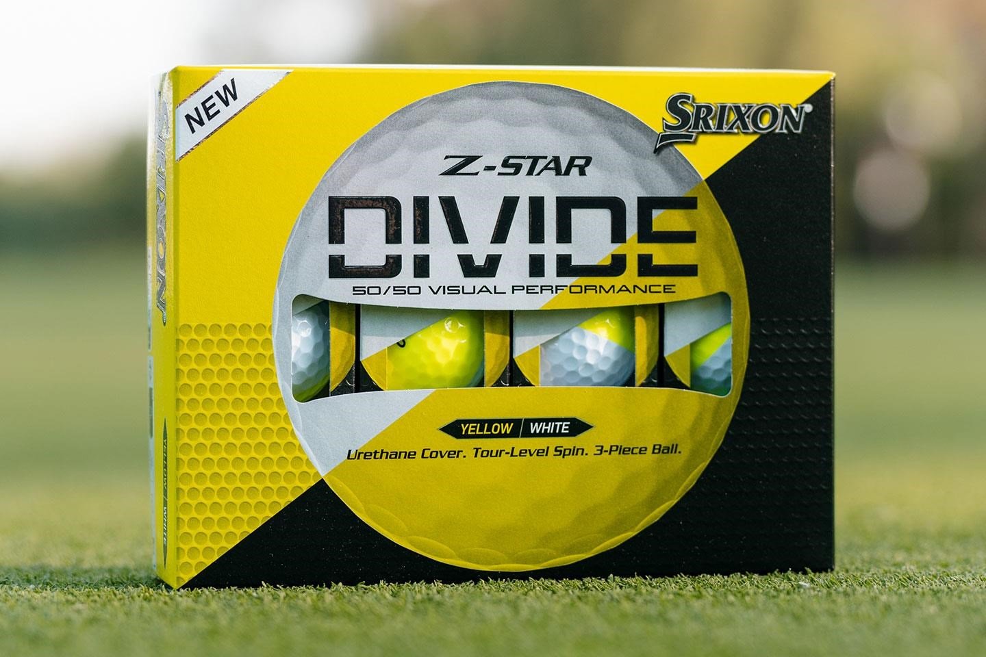 Srixon Z-Star DIVIDE Golfbälle, weiss/gelb