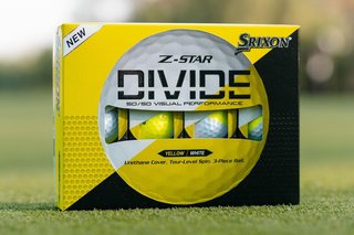 Srixon Z-Star DIVIDE Golfbälle, weiss/gelb