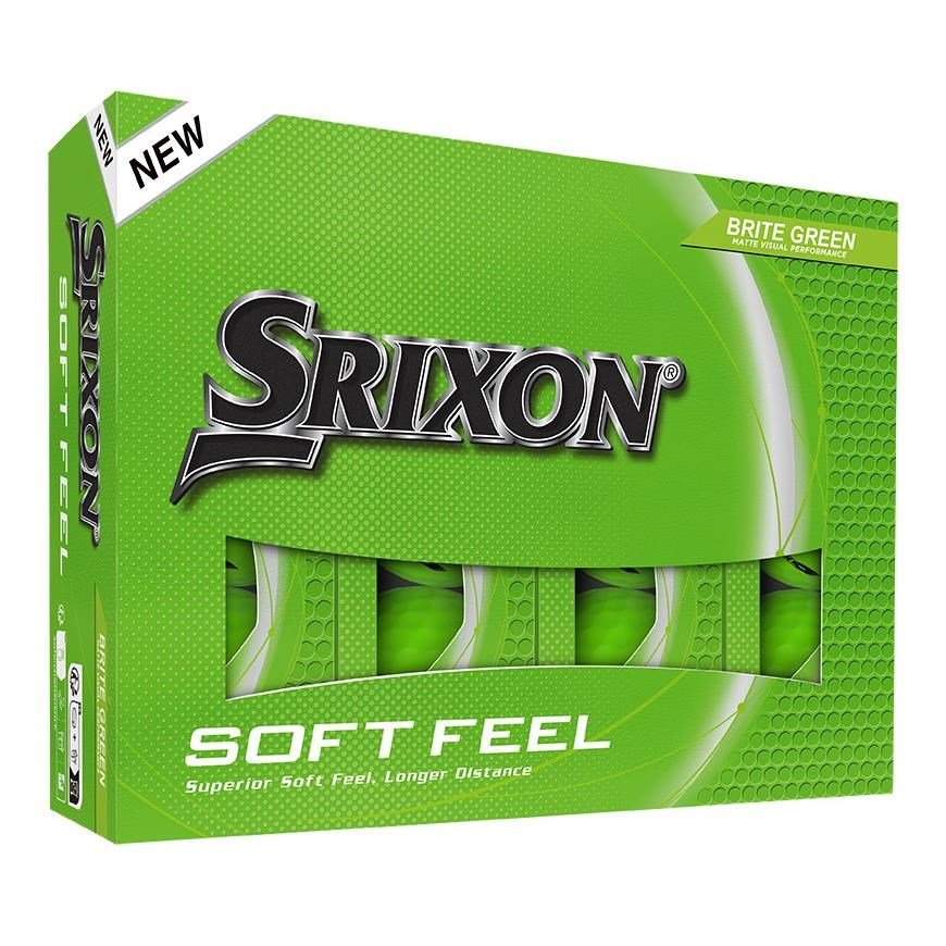 Srixon Soft Feel Brite Golfbälle, grün